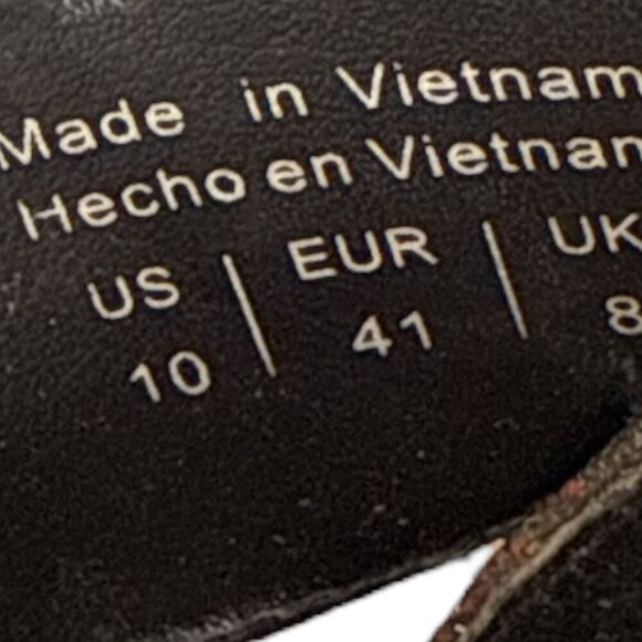 ALDO Floral Paisley and Gold Brocade Chunky 5" Heels Open Toe Shoes Size 10 - Picture 9 of 9